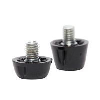 Amo TPU Crampons 7x9MM 12 Pièces Noir
