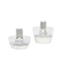 Amo TPU Crampons 7x9MM 12 Pièces Transparent