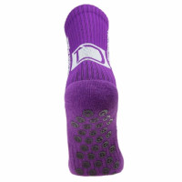 Tapedesign Classic Chaussettes Antidérapantes Mauve Blanc