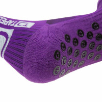 Tapedesign Classic Chaussettes Antidérapantes Mauve Blanc