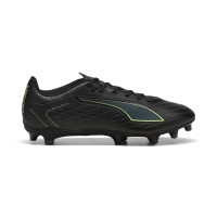 PUMA Ultra 6 Play Gras / Kunstgras Voetbalschoenen (MG) Zwart Donkergroen Lichtgroen