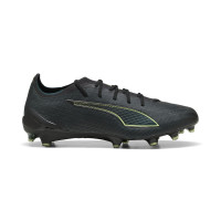 PUMA Ultra 6 Ultimate Gazon Naturel Chaussures de Foot (FG) Noir Vert Foncé Vert Clai