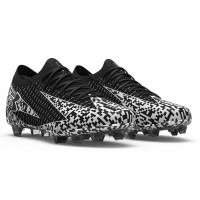 Under Armour Shadow Elite 3 Gazon Naturel Chaussures de Foot (FG) Noir Blanc