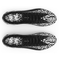 Under Armour Shadow Elite 3 Gazon Naturel Chaussures de Foot (FG) Noir Blanc