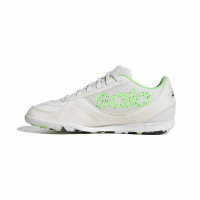 adidas Top Sala Competition II Chaussures de Foot en Salle (IN) Enfants Blanc Vert Clair Noir