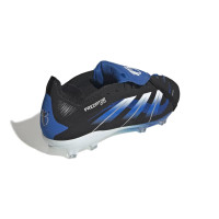 adidas Predator Bellingham Elite FT Gras Voetbalschoenen (FG) Kids Zwart Wit Blauw