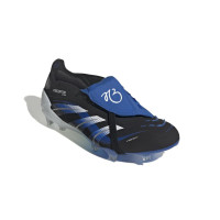 adidas Predator Bellingham Elite FT Gras Voetbalschoenen (FG) Zwart Wit Blauw