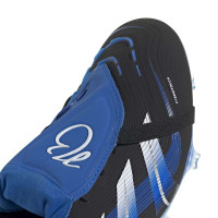 adidas Predator Bellingham Elite FT Gras Voetbalschoenen (FG) Zwart Wit Blauw