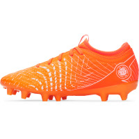 Under Armour Magnetico Select 5 Gras Voetbalschoenen (FG) Kids Oranje Wit