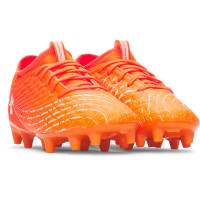 Under Armour Magnetico Select 5 Gras Voetbalschoenen (FG) Kids Oranje Wit