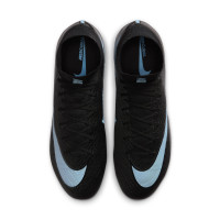 Nike Zoom Mercurial Superfly 10 Elite Crampons Vissés Chaussures de Foot (SG) Noir Bleu Clair