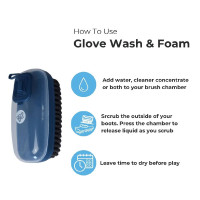 Gloveglu Clean Kick Pump Brush Schoenborstel