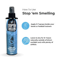 Gloveglu Clean Kick Stop 'Em Smelling Peppermint Spray 250ML