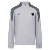 Cruyff Mellite Trainingspak 1/4-Zip Kids Lichtgrijs