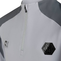Cruyff Mellite Trainingspak 1/4-Zip Kids Lichtgrijs