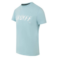 T-shirt Cruyff League bleu clair blanc