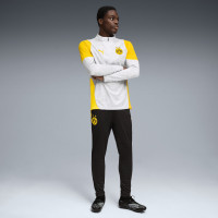 PUMA Borussia Dortmund Haut d'Entraînement 1/4 Zip 2025-2026 Argenté Jaune