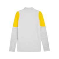 PUMA Borussia Dortmund Haut d'Entraînement 1/4 Zip 2025-2026 Argenté Jaune