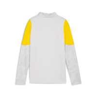 PUMA Borussia Dortmund Haut d'Entraînement 1/4 Zip 2025-2026 Enfants Argenté Jaune