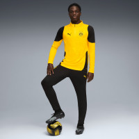 PUMA Borussia Dortmund Trainingspak 1/4-Zip 2025-2026 Geel Zwart