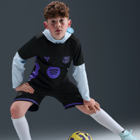 Nike FC Barcelone x Kobe Pre-Match Maillot d'Entraînement 2025-2026 Enfants Noir Mauve