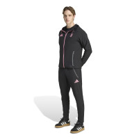 adidas Juventus Vis Tech Trainingspak Full-Zip Zwart Roze