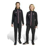 adidas Juventus Vis Tech Trainingsbroek Kids Zwart Roze