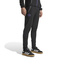 adidas Manchester United Vis Tech Trainingspak Full-Zip Zwart Paars