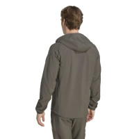 adidas Real Madrid Vis Tech Survêtement Full-Zip Gris Vert Clair