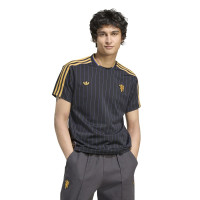 adidas Manchester United Terrace Icons T-Shirt Noir Doré