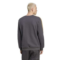 adidas Manchester United Terrace Icons Crew Sweater Donkergrijs Goud