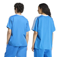 adidas Real Madrid Terrace Icons T-Shirt Bleu Blanc