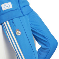 adidas Real Madrid Terrace Icons Pantalon d'Entraînement Enfants Bleu Blanc
