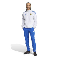 adidas Real Madrid Présentation Veste d'Entraînement 2025-2026 Blanc Bleu