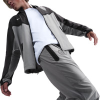 Nike Paris Saint-Germain Tech Woven Trainingspak 2025-2026 Grijs Zilver Zwart