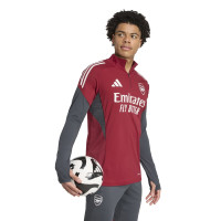 adidas Arsenal Trainingspak 1/4-Zip Europees 2025-2026 Rood Grijs Wit