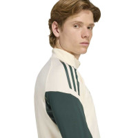 adidas Juventus Haut d'Entraînement 1/4-Zip Europe 2025-2026 Beige Vert Noir