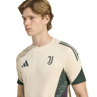 adidas Juventus Trainingsshirt Europees 2025-2026 Beige Groen Zwart