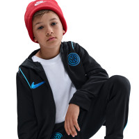 Survêtement tissé à fermeture éclair Nike Inter Milan 2025-2026 pour Enfants, noir, bleu clair, bleu