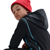 Survêtement tissé à fermeture éclair Nike Inter Milan 2025-2026 pour Enfants, noir, bleu clair, bleu