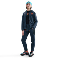Survêtement tissé à fermeture éclair Nike Inter Milan 2025-2026 pour Enfants, bleu foncé, noir, orange