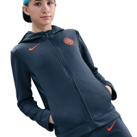 Survêtement tissé à fermeture éclair Nike Inter Milan 2025-2026 pour Enfants, bleu foncé, noir, orange