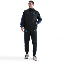 Nike Inter Milan Survêtement à Capuche Woven 2025-2026 Noir Bleu Clair Bleu