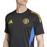 adidas Manchester United Trainingsset 2025-2026 Zwart Blauw Geel