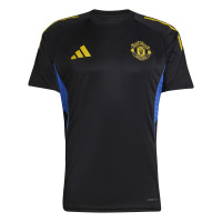 adidas Manchester United Trainingsset 2025-2026 Zwart Blauw Geel