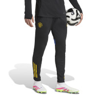 adidas Manchester United Survêtement 1/4-Zip 2025-2026 Noir Bleu Jaune