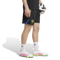 adidas Manchester United Trainingsset 2025-2026 Zwart Blauw Geel