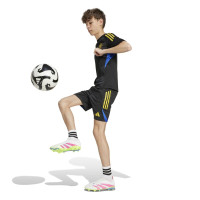 adidas Manchester United Trainingsbroekje 2025-2026 Kids Zwart Blauw Geel