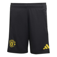 adidas Manchester United Trainingsbroekje 2025-2026 Kids Zwart Blauw Geel