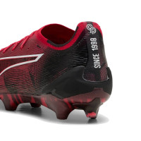 PUMA Ultra 6 Ultimate Pulisic Gazon Naturel Chaussures de Foot (FG) Rouge Noir Blanc